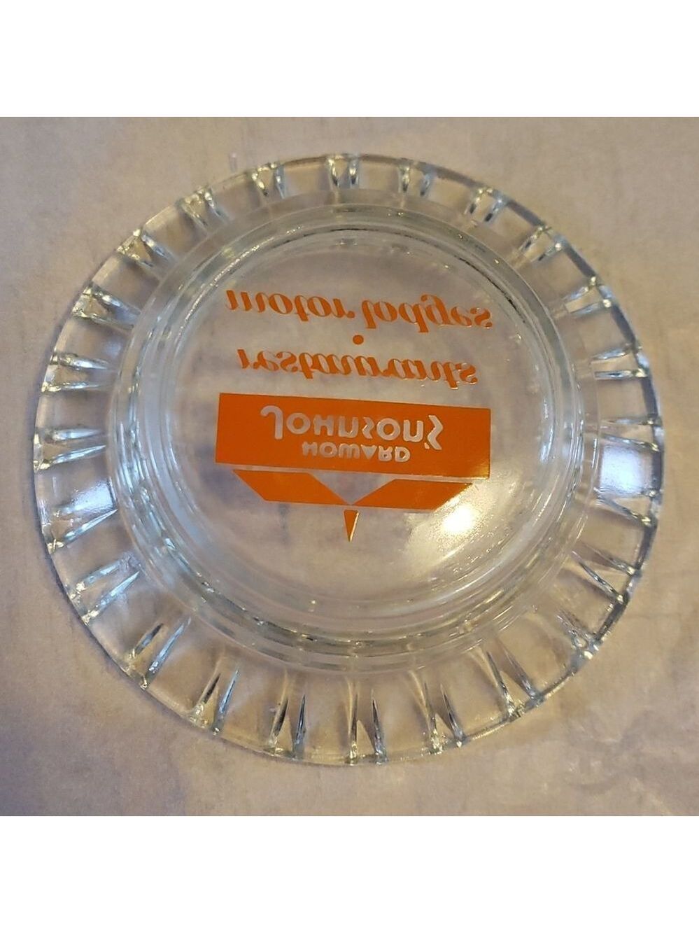 *SOLD* VINTAGE Ashtray Novelty Promo Ashtray Howard Johnsons Motor Lodge - Picture 2 of 12